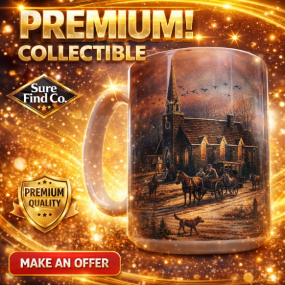Terry Redlin 1995 "God Shed His Grace On Thee" Wildlife  Coffee Mug Collectible